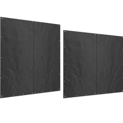 Rootz Brændestativbetræk Sæt - Brændeholder - Beskyttelsesbetræk - 600D Oxford Polyester - Vejrbestandig - 176cm x 175cm x 163cm