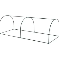 Rootz Drivhus - Drivhus Med Dør - Kold Ramme - Plantehus - Gennemsigtig Ramme - 250 x 100 x 80 cm