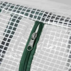 Rootz Drivhus - Folie Drivhus Med Vindue - PE Drivhus - Tomathus - Kold Ramme - Hvid - 120 x 60 x 60 cm
