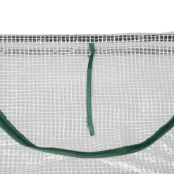 Rootz Drivhus - Folie Drivhus Med Vindue - PE Drivhus - Tomathus - Kold Ramme - Hvid - 120 x 60 x 60 cm