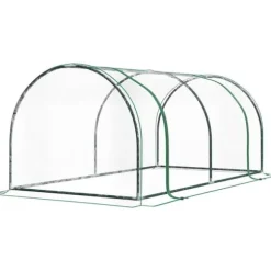 Rootz Drivhus - Poly Drivhus - Tunnel Drivhus - Kold Ramme - Plantehus - 200 x 100 x 80 cm