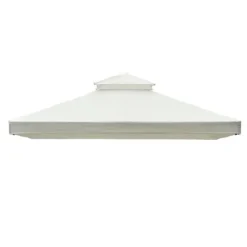Rootz erstatningstag til Metal Havepavillon - Creme - Polyester - 118,11 cm x 157,48 cm x cm