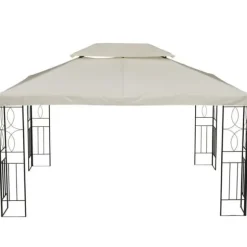 Rootz erstatningstag til Metal Havepavillon - Creme - Polyester - 118,11 cm x 157,48 cm x cm