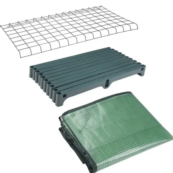Rootz Folie Drivhus 2/3 Etager - Lille Drivhus - Tomathus - Plantebeskytter - 69cm x 49cm x 158cm - 140g/m2 PE Mesh