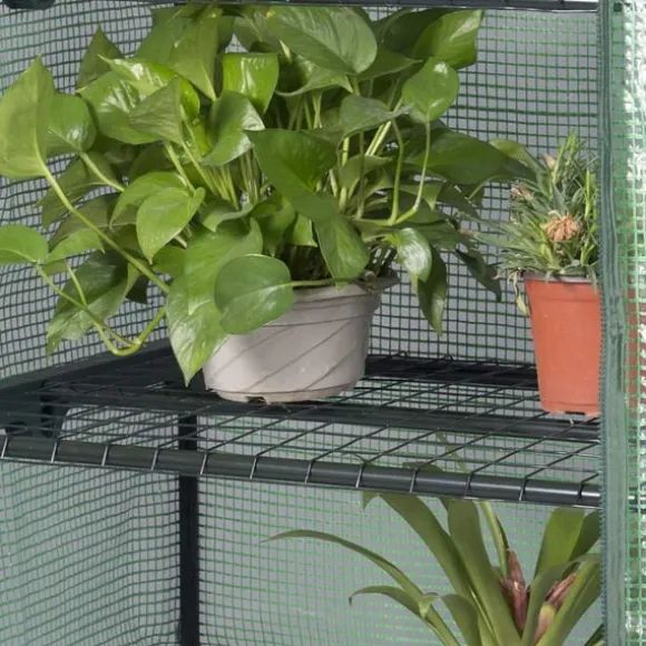 Rootz Folie Drivhus 2/3 Etager - Lille Drivhus - Tomathus - Plantebeskytter - 69cm x 49cm x 158cm - 140g/m2 PE Mesh