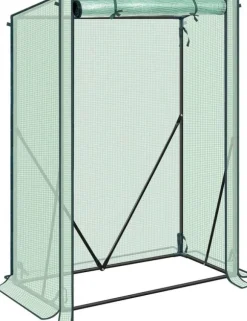 Rootz Folie Greenhouse - Plant Shelter - Vejrbeskyttelse - UV -resistent - Steel & Pe Tarpaulin - 100x50x150/132 cm
