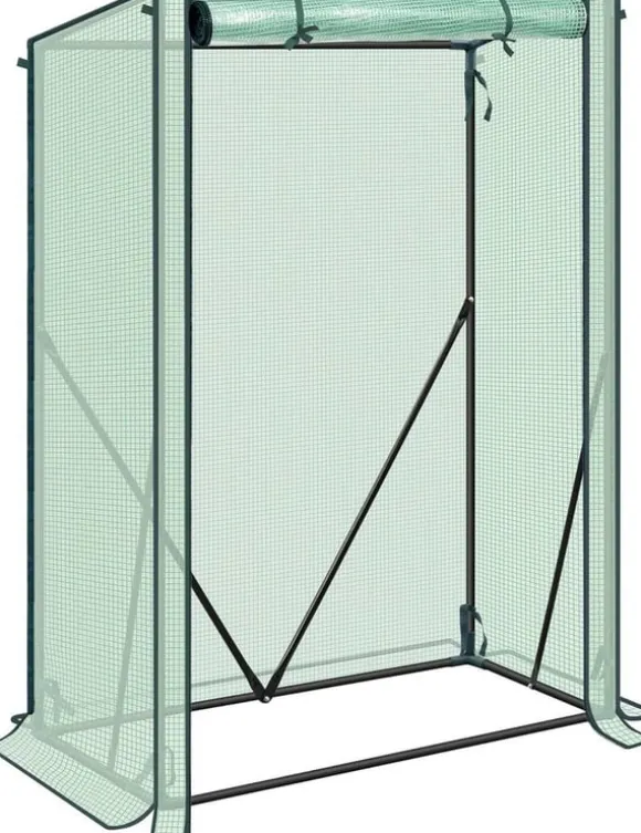 Rootz Folie Greenhouse - Plant Shelter - Vejrbeskyttelse - UV -resistent - Steel & Pe Tarpaulin - 100x50x150/132 cm