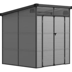 Rootz Garden Shed Bike Shelter - Værktøjsopbevaring - Låselige døre - Holdbar og vejrbestandig - 1,9 m x 1,9 m x 2,15m