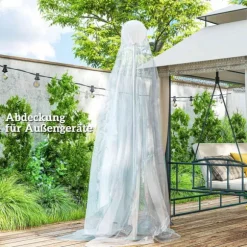 Rootz Greenhouse Cover - Plastic Tarpaulin - Plantedækning - UV -resistent vandtæt - Fremme vækst - 8m x 10m