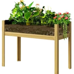 Rootz hævet havebed - planteboks - blomsterplanter - optimal dræning - 110 x 50 x 80 cm