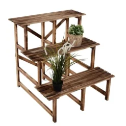 Rootz Plantetrappe - Bruin - Fyrtræ - 31,49 cm x 31,49 cm x 31,49 cm