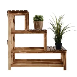 Rootz Plantetrappe - Bruin - Fyrtræ - 31,49 cm x 31,49 cm x 31,49 cm