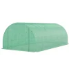 Rootz Poly Tunnel Greenhouse - Walk -in Telt - Growing House - Udvid dyrkningssæson - 600 cm x 300 cm x 197 cm