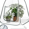 Rootz Pop -Up Greenhouse - Vinterbeskyttelsestelt - Mini Transparent Dubernation - Easy Setup - Understøtter plantevækst - 70x70x80 cm