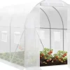 Rootz Premium Large Walk-In drivhus - Havedrivhus - Planteskjul - Vejrbestandigt PE Mesh - Rummeligt 6m² interiør - Robust 19 mm stålramme - 300 cm x | CDON