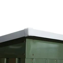 Rootz Tool Shed - Garden Shed - Opbevaringsskur - Holdbar og ventileret - 213 x 130 x 159 cm - Grøn