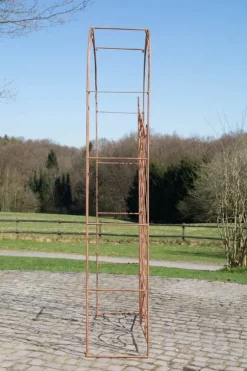 Rose Arch med hegn - klatreplantestøtte - jernholdbarhed, havedekorationsport