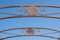 Rose Arch med hegn - klatreplantestøtte - jernholdbarhed, havedekorationsport
