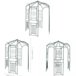 Rosenbue 250 cm mørkegrøn - Rosenbue - Rosenbuer - Home & Living