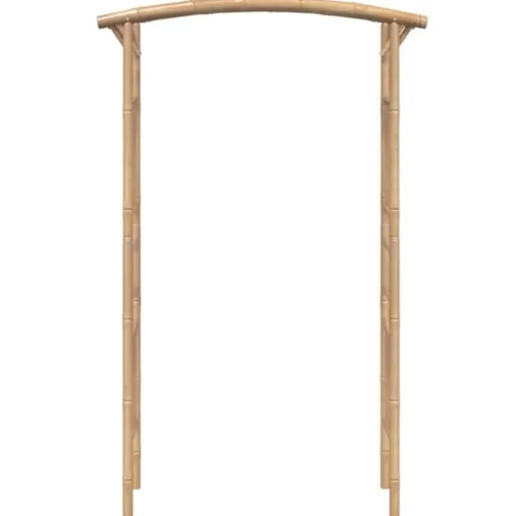 Rosenbue i bambus - Stabil konstruktion | Størrelse: 118x40x187 cm
