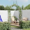 Rosenbue med spydspidsdesign - Havebue i mørkegrøn | Størrelse: 129x283 cm