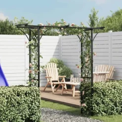 Rosenbue til klatreplanter - Høj kvalitet i jern | Størrelse: 200x52x204 cm