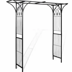 Rosenbue til klatreplanter - Høj kvalitet i jern | Størrelse: 200x52x204 cm