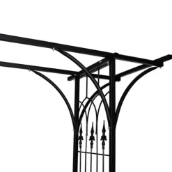 Rosenbue til klatreplanter - Høj kvalitet i jern | Størrelse: 200x52x204 cm