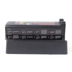Rotte- og musefælde - Elektronisk fælde - 7000 V elstød - 220 V 60 Hz, strømadapter 6 V/1 A - Plast - 27,5×11,9×12,5 cm - Sort