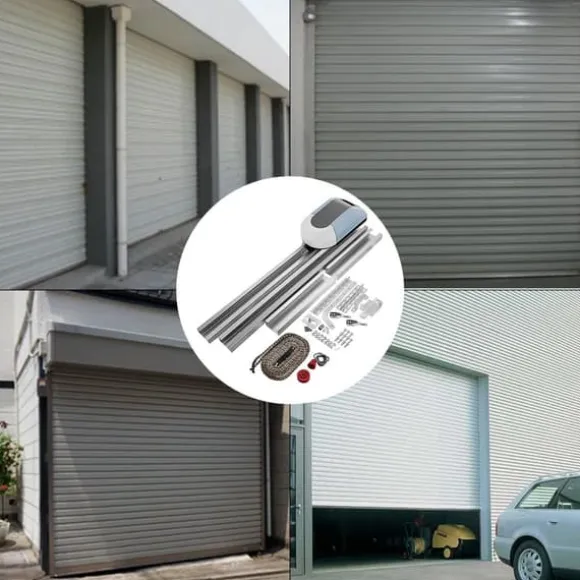 Rulleportåbner 1000N - Komplet 120W sæt med fjernbetjening til garage. Elektrisk 800N, ideel til automatiske skydeporte.