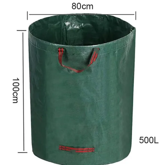 Rummelig bladpose i slidstærkt PP-materiale, 500 liter