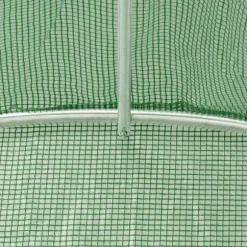 Rummeligt drivhus 3,5 m² med rustfrit stålstel | 450x300x200 cm