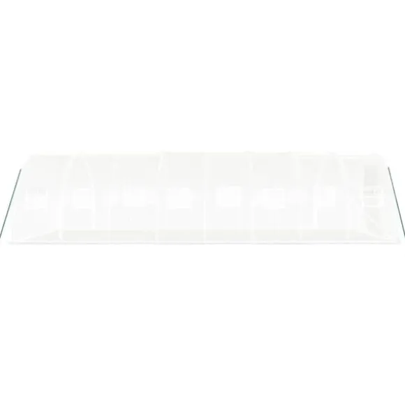 Rummeligt drivhus med stålstel - Beskyt dine planter | Størrelse: 24 m² | 8x3x2 m | Farve: Hvid