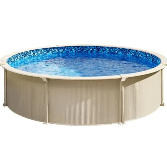Rund Pool Liner 33ft, Unibead Style Pool Liner, 52in væghøjde