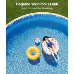 Rund Pool Liner 33ft, Unibead Style Pool Liner, 52in væghøjde