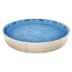 Rund Pool Liner 33ft, Unibead Style Pool Liner, 52in væghøjde