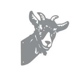 Rustdekoration til haven goat