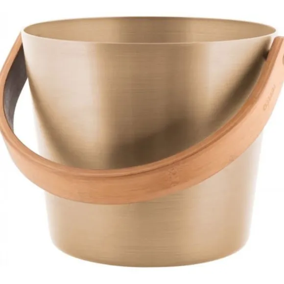 Rustfri Saunaspand, 5l, aluminium, champagne