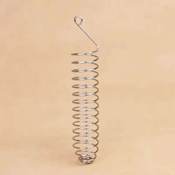 Rustfrit Stål Spiral Fuglefoderhus Godbids Frugtholder til Papegøje Fuglefoderhus