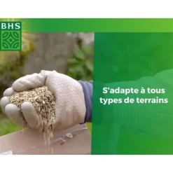 Rustikt gräs - BHS - 3 kg Box - Beständig mot tuffa väderförhållanden - Sol - Röd