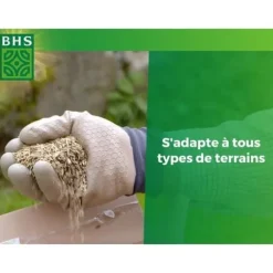 Rustikt græs - BHS - 3 kg kasse - Modstandsdygtig over for barske vejrforhold - Sol - Rød