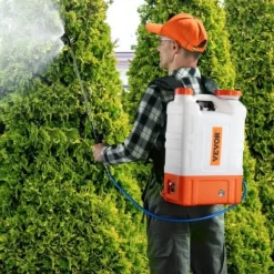 Rygsprøjte, 49x28,5x102 cm, 15 L, Have, Batteridrevet