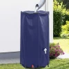 Sammenfoldelig vandtank med hane - Regnvandsbeholder | Kapacitet: 250 L | Materiale: PVC