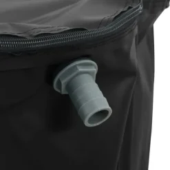 Sammenfoldelig vandtank med hane - PVC 1000 L | Farve: Grøn | Størrelse: 1000 L