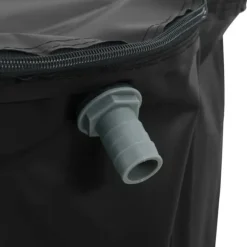 Sammenfoldelig vandtank med hane - 750L PVC | Farve: Grå | Størrelse: 750 liter