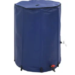 Sammenfoldelig vandtank med hane 750L - Robuste PVC | Farve: Grøn | Størrelse: 750 L