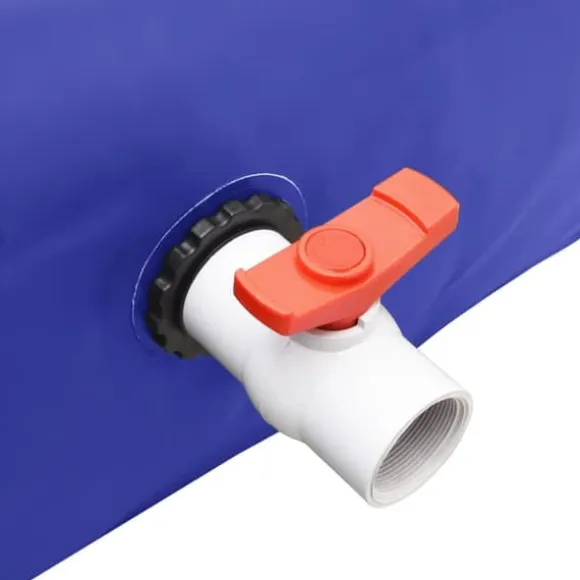 Sammenfoldelig vandtank med hane - PVC opbevaring 2100L | Farve: Grøn | Størrelse: 2100 L