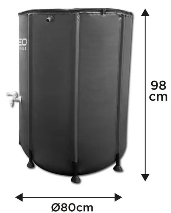Sammenklappelig regnvandstank, 500 l, PVC - T N15-952