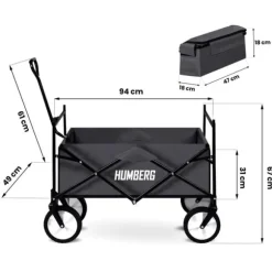 Sammenklappelig transportvogn 80l Humberg HM-514