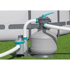 Sandfilter / filtreringspump för simbassänger upp till 66 m3 - Bestway - 11 355 L/h - Med förfilter